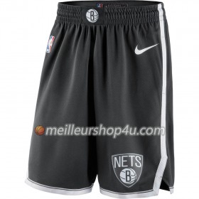 Homme NBA Brooklyn Nets Shorts Noir 2018-19 Nike Swingman